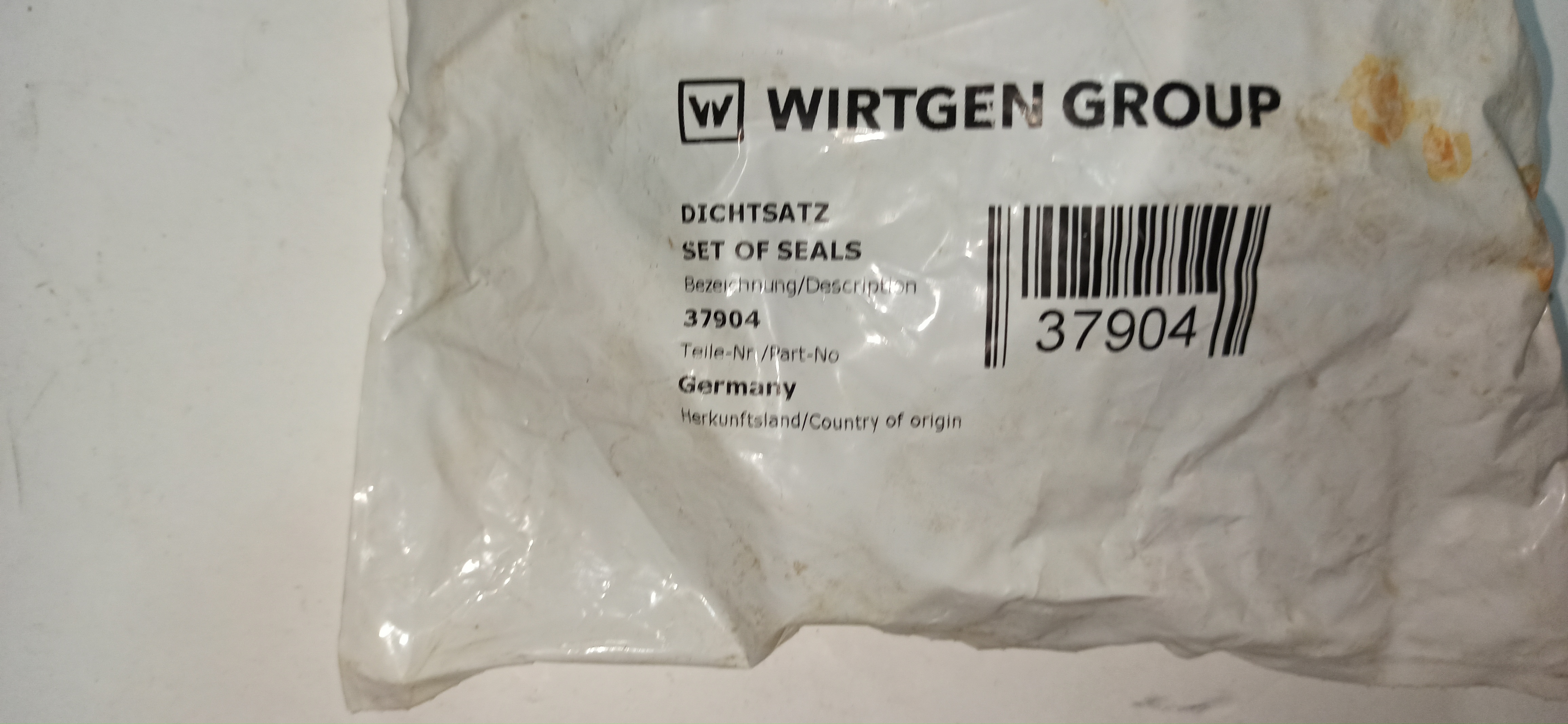 Комплект уплотнений 37904 Комплект уплотнений 37904