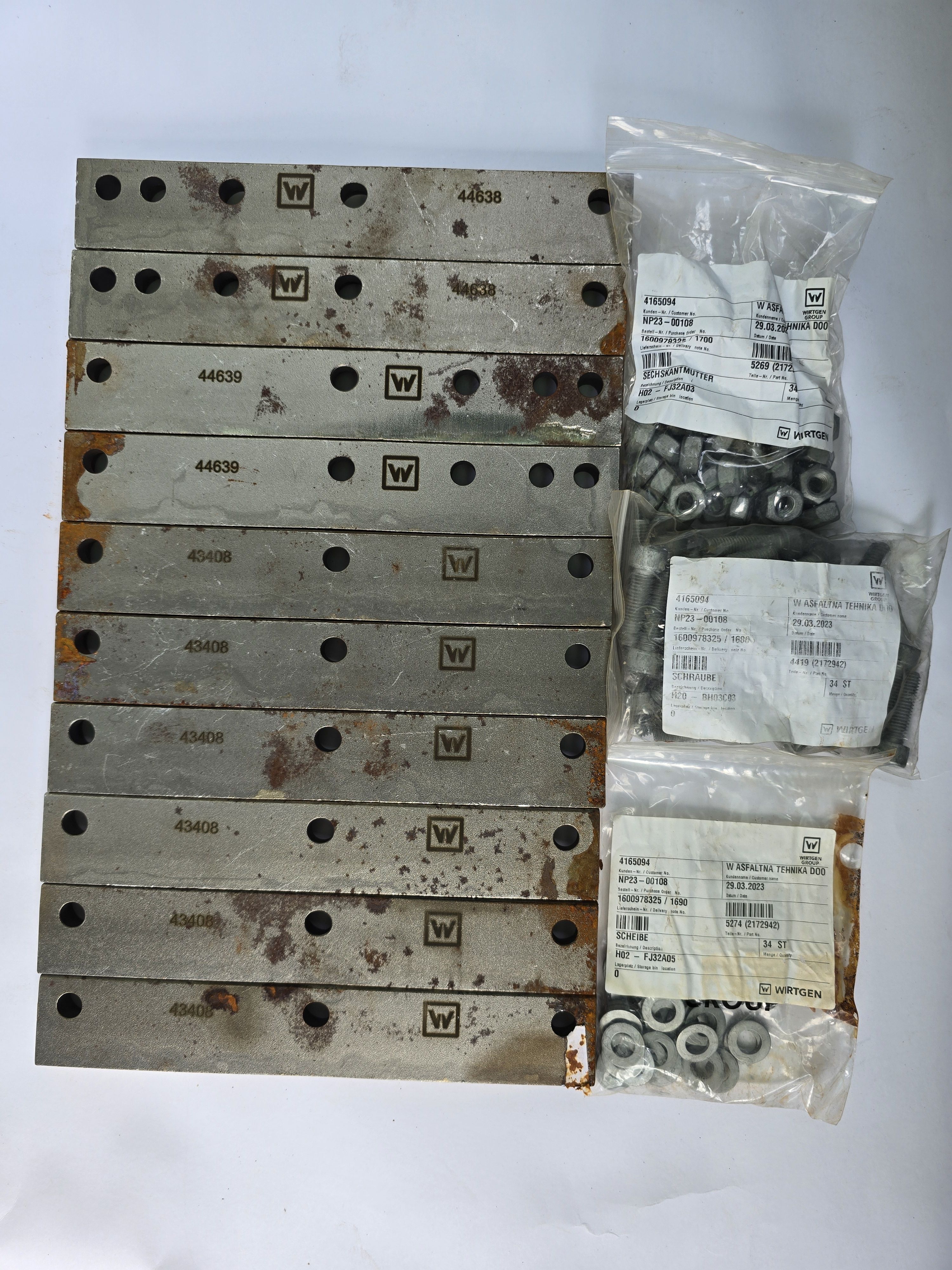 Сервисный пакет скребков тип-1 2172937 Сервисный пакет скребков тип-1 2172937