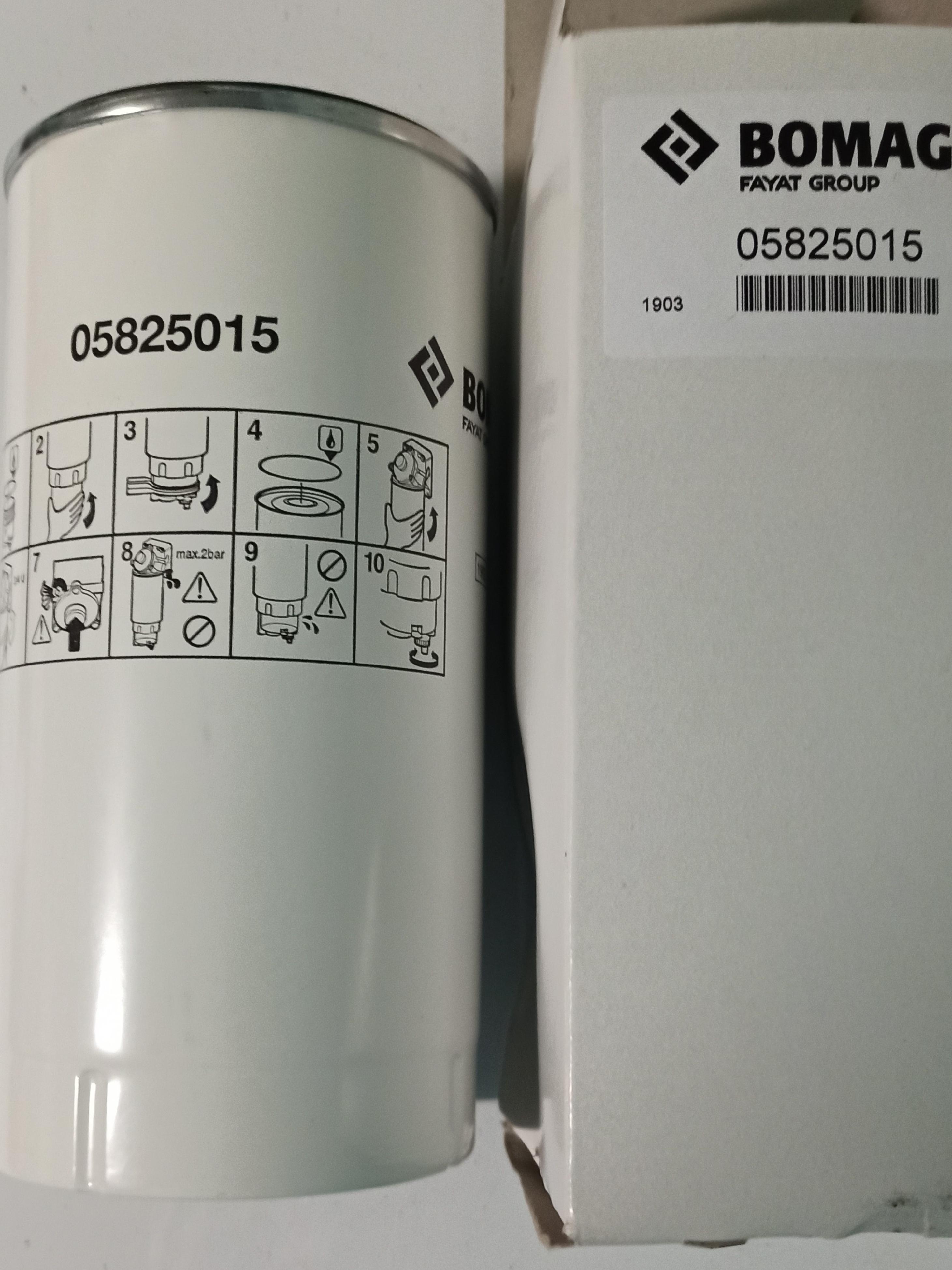 Топливный фильтр 05825015 Топливный фильтр 05825015