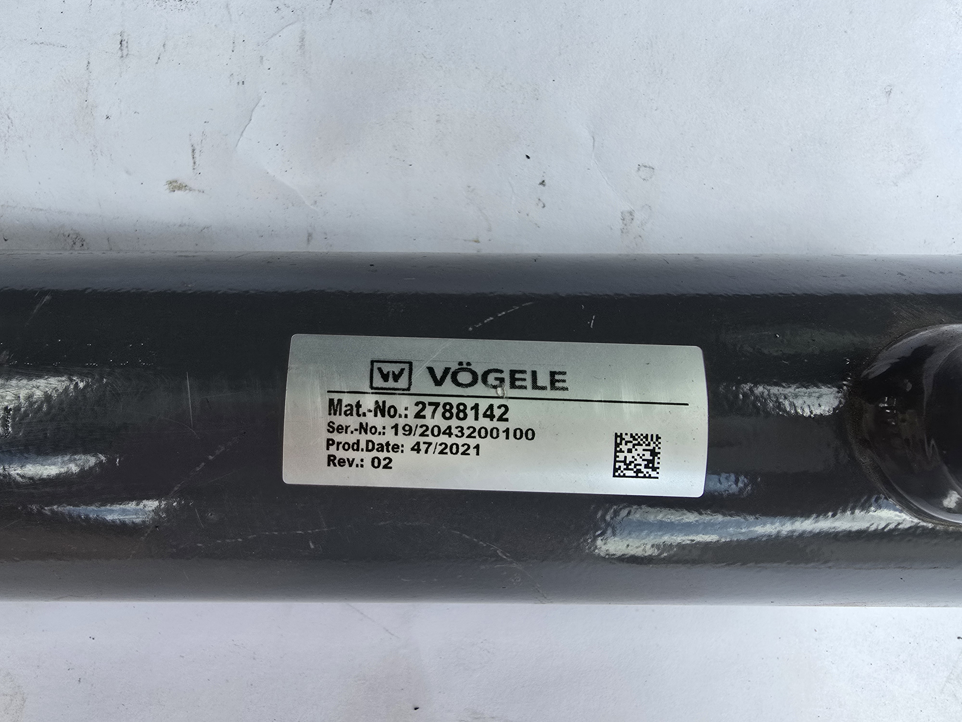 Гидроцилиндр стенки бункера 2788142 Гидроцилиндр стенки бункера 2788142