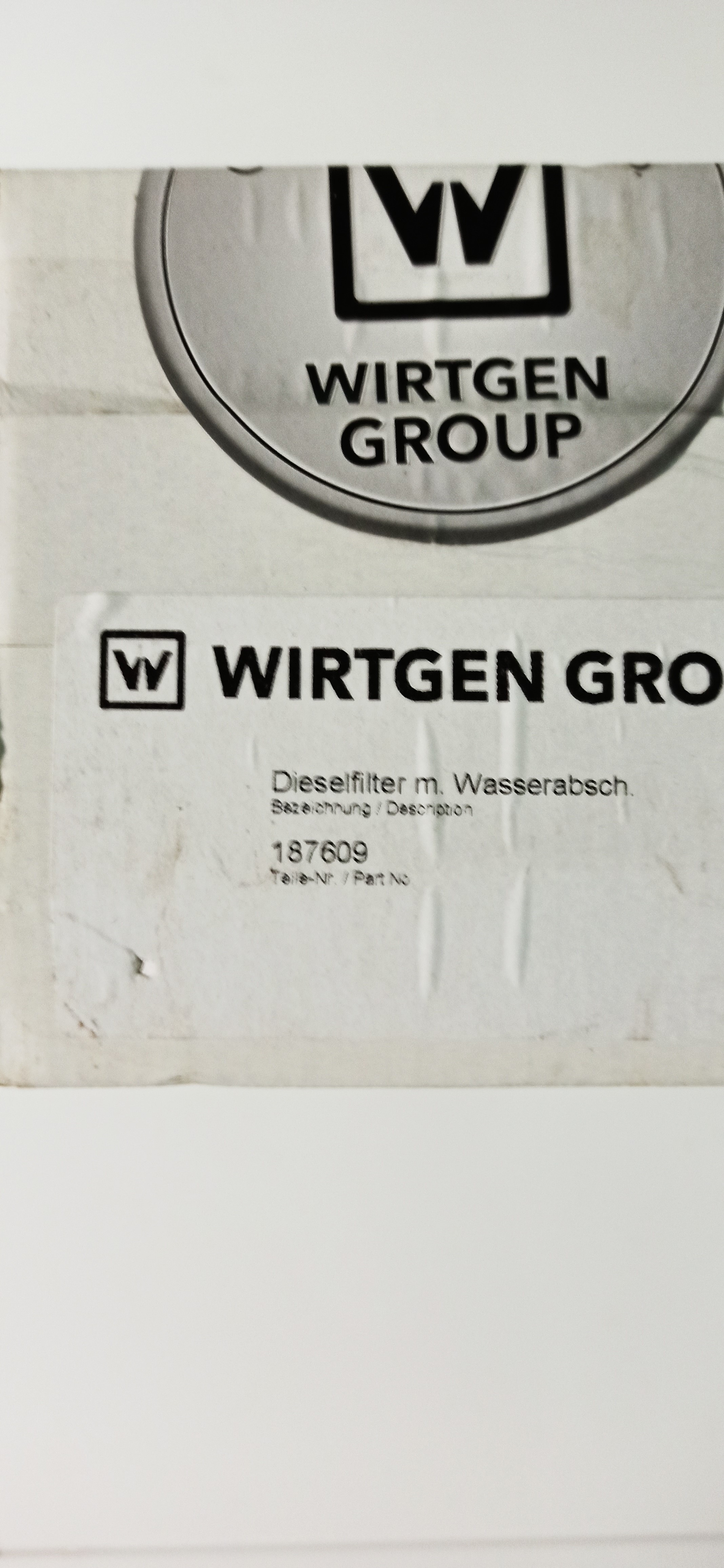 Топливный фильтр с влагоотделителем 187609 Топливный фильтр с влагоотделителем 187609