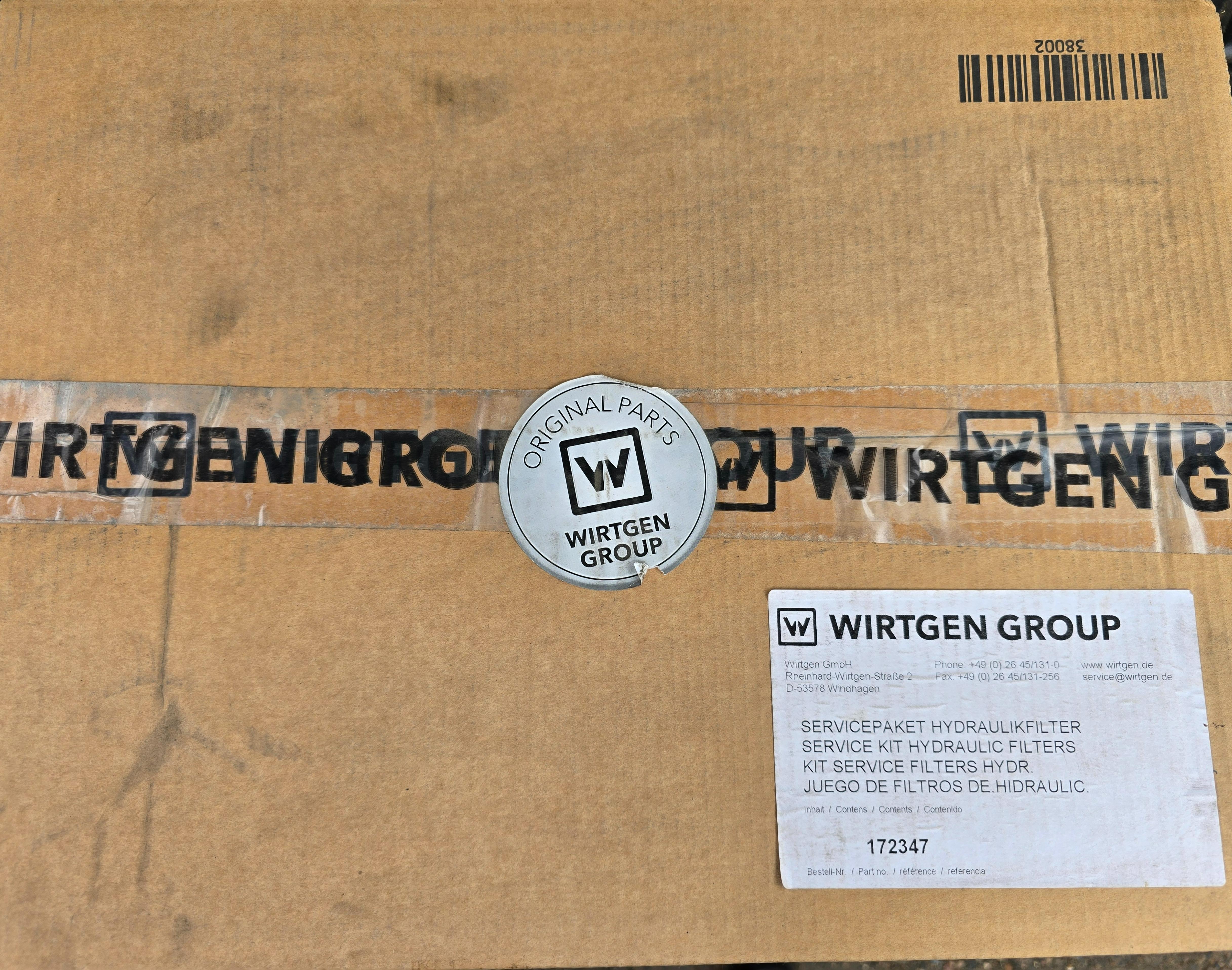 Сервисный пакет гидравлических фильтров 172347 Сервисный пакет гидравлических фильтров 172347