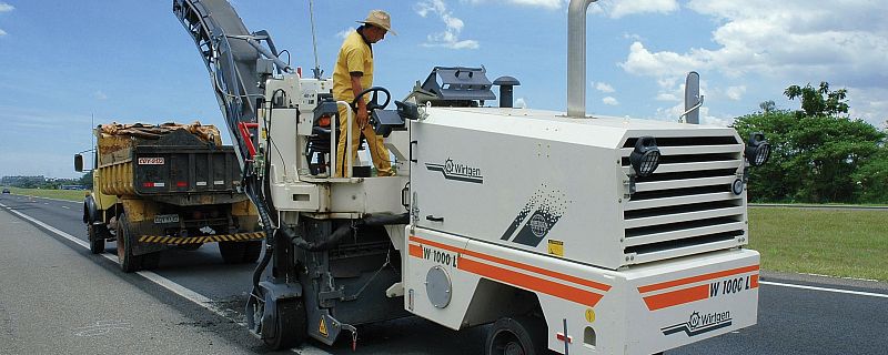 Технология резания, дорожными фрезами Wirtgen