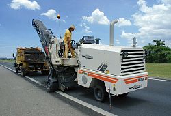 Технология резания, дорожными фрезами Wirtgen